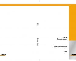 Case Dozers model 1650K Operator's Manual