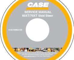 Service Manual on CD for Case IH Skid steers / compact track loaders model 70XT