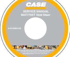 Service Manual on CD for Case IH Skid steers / compact track loaders model 60XT