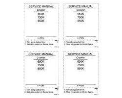 Case Dozers model 750K Service Manual