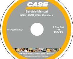 Service Manual on CD for Case Dozers model 750K