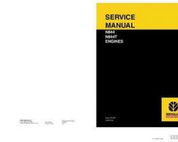 Service Manual for New Holland Engines model N844T