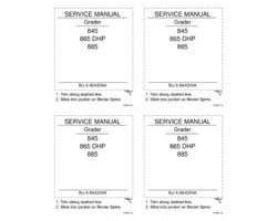 Case Motor graders model 865 Service Manual
