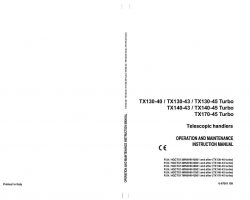 Case Telehandlers model 140 Operator's Manual