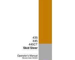 Case Skid steers / compact track loaders model 445 Operator's Manual
