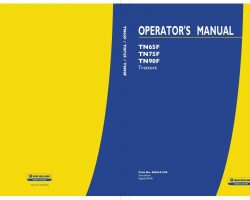 Operator's Manual for New Holland Tractors model TN75F