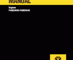 Service Manual for New Holland Engines model F4GE0454C