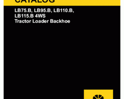Parts Catalog for New Holland CE Tractors model LB75.B