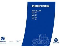 Operator's Manual for New Holland Tractors model TVT145