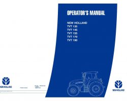 Operator's Manual for New Holland Tractors model TVT135
