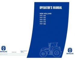 Operator's Manual for New Holland Tractors model TVT190