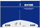 Kobelco Excavators model EX135 Operator's Manual