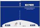 Kobelco Excavators model EX165 Operator's Manual