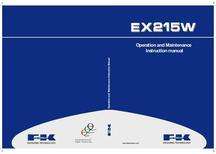Kobelco Excavators model EX215W Operator's Manual