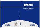 Kobelco Excavators model EX455 Tier 2 Operator's Manual