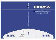 Kobelco Excavators model EX125W Operator's Manual
