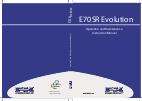 Kobelco Excavators model E70SR Operator's Manual