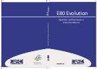 Kobelco Excavators model E80 Operator's Manual