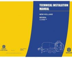 Operator's Manual for New Holland Balers model BR560A