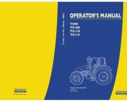Operator's Manual for New Holland Tractors model TS110
