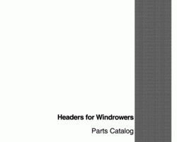 Parts Catalog for Case IH Windrower model 4000