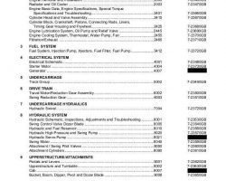 Case Mini excavators model 23 Service Manual