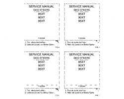 Service Manual for Case IH Skid steers / compact track loaders model 85XT