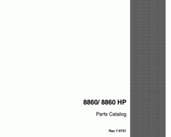 Parts Catalog for Case IH Windrower model 8860HP