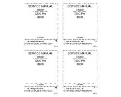 Service Manual for Case IH Tractors model Magnum 7200