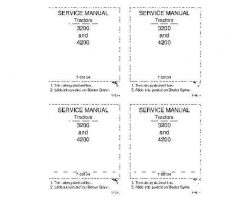 Service Manual for Case IH Tractors model 3200