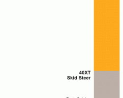 Parts Catalog for Case IH Skid steers / compact track loaders model 40XT