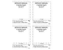Service Manual for New Holland Engines model G4.0T