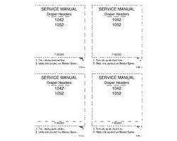 Service Manual for Case IH Headers model 1042