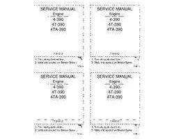 Case Engines model 4T-390 Service Manual