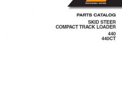 Parts Catalog for Case Skid steers / compact track loaders model 440CT
