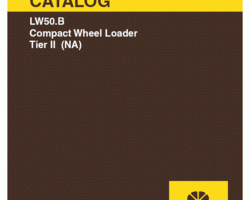 Parts Catalog for New Holland CE WHEEL LOADERS model LW50.B