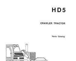 Parts Catalog for Fiat Allis Tractors model HD-5