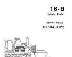Fiat Allis Tractors model 16-B Service Manual