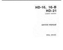 Fiat Allis Tractors model HD-21 Service Manual