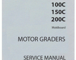 New Holland CE Motor graders model 200C Moldboard Section Service Manual