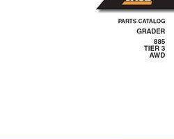 Parts Catalog for Case Motor graders model 885