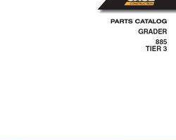 Parts Catalog for Case Motor graders model 885