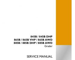Case Motor graders model 845B Service Manual