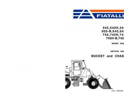 Fiat Allis Wheel loaders model 545 Service Manual