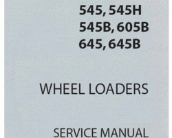 Fiat Allis Wheel loaders model 605B Service Manual