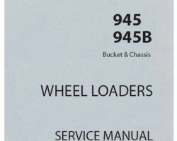 Fiat Allis Wheel loaders model 945B Service Manual
