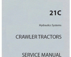 Fiat Allis Tractors model 21C Service Manual