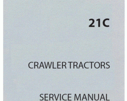 New Holland CE Excavators model 21C Service Manual