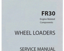 Fiat Allis Engines model FR30 Service Manual