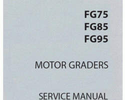 Fiat Allis Motor graders model 95 Torque Converter & Transmission Section ServiManual